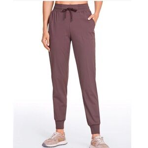 CRZ Yoga Studio Striped Drawstring Joggers